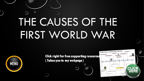The Causes of The First World War 