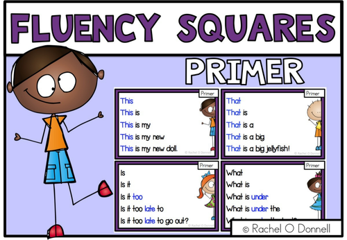 Reading Fluency Squares Primer