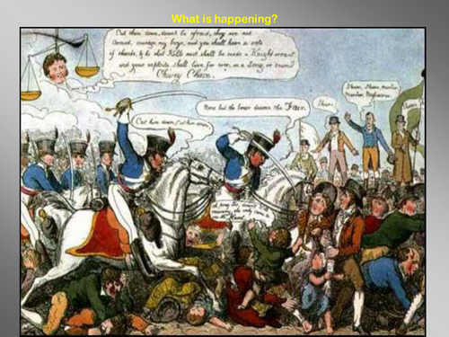 'Peterloo Massacre' Sources Assessment (KS3) - 2 / 3 lessons | Teaching ...