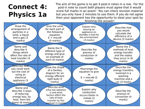 P1 connect 4 revision game