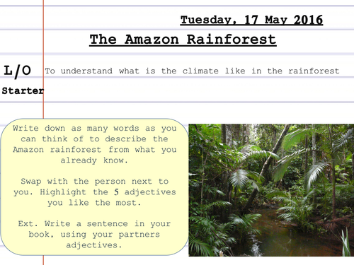 Climate of the Amazon Rainforest (Climate graphs)