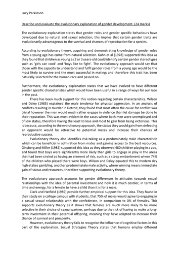 Psya3 gender essays picture