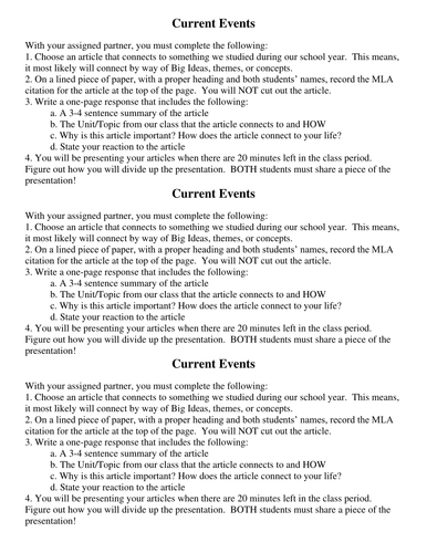 Current event assignment 2021 image