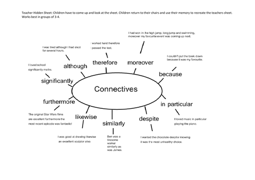 Outstanding Connectives Lesson