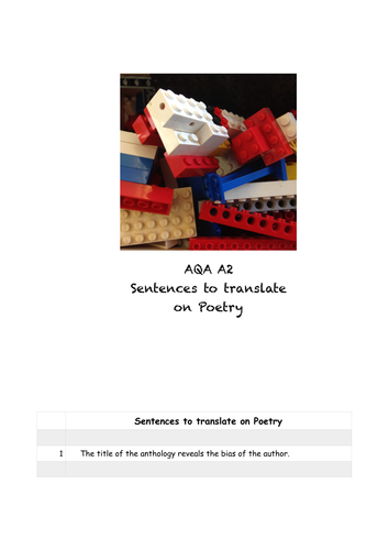 A2 French   3 Worksheets with French Sentences to Translate with Answers provided