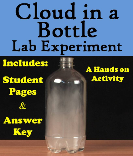 Cloud In A Bottle Experiment Teaching Resources