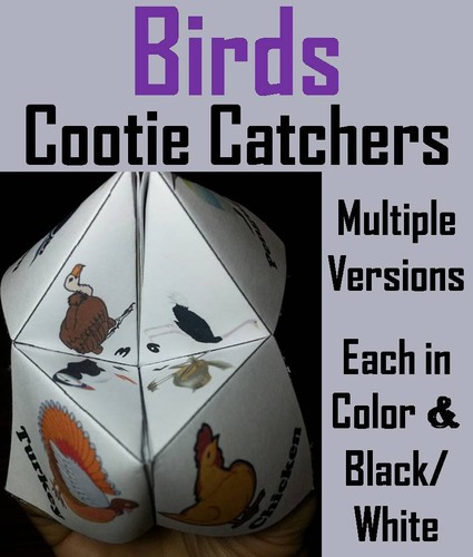 Birds Cootie Catchers