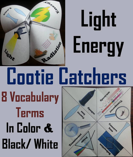 Light Energy Cootie Catchers