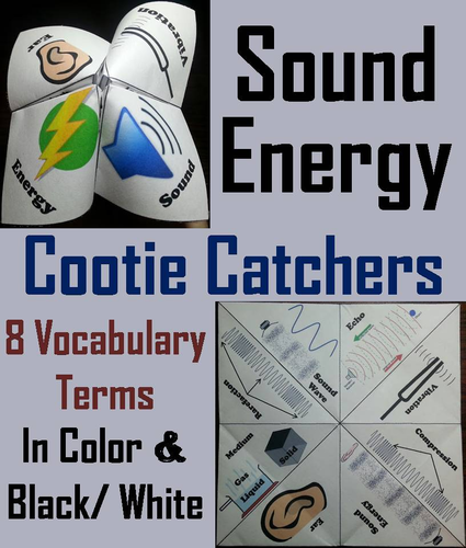 Sound Energy Cootie Catchers
