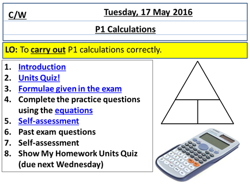 Edexcel P1 Foundation Calculations PowerPoint Slides