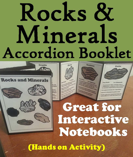 Rocks and Minerals Accordion Booklet