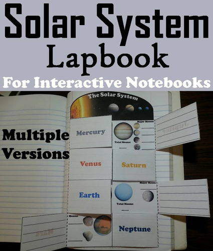 solar system lapbook