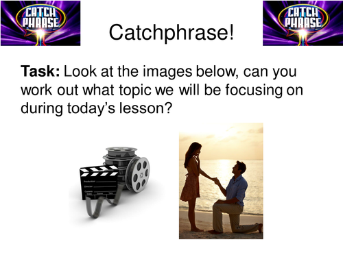 Lesson on writing a film synopsis graded 'Outstanding'