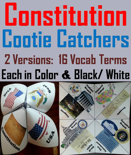 Constitution Cootie Catchers