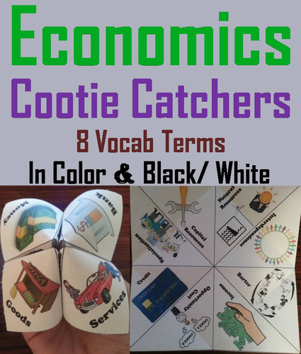 Economics Cootie Catchers