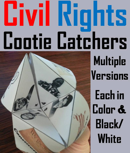 Civil Rights Cootie Catchers