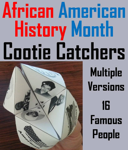 Black History Month Cootie Catchers
