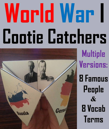 World War I Cootie Catchers