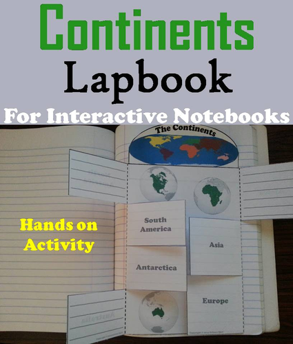 Continents Lapbook