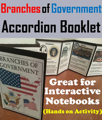 Branches of Government Accordion Booklet