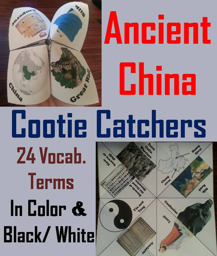 Ancient China Cootie Catchers