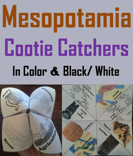 Mesopotamia Cootie Catchers
