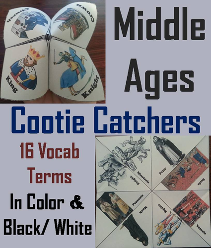 Middle Ages Cootie Catchers