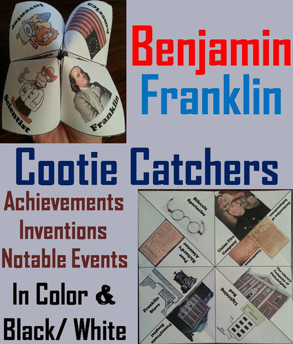 Benjamin Franklin Cootie Catchers
