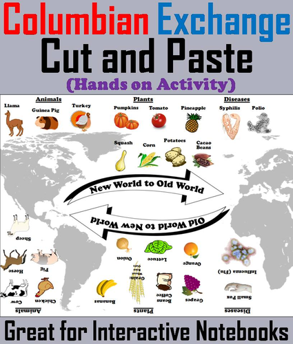 Columbian Exchange Cut and Paste