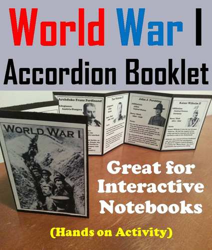 World War I Accordion Booklet
