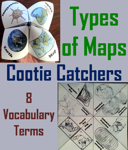 Maps Cootie Catchers