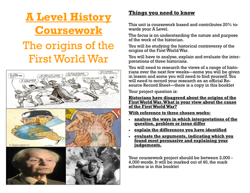 edexcel history a level coursework word limit