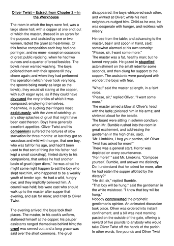 Dickens and the Workhouses - Instant Lesson