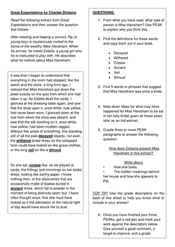 Miss Havisham - Dickens Instant Lesson