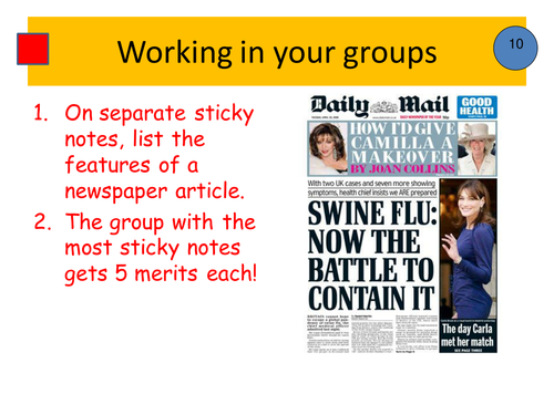 Dracula newspaper report (based on the play)