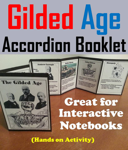 Gilded Age Accordion Booklet