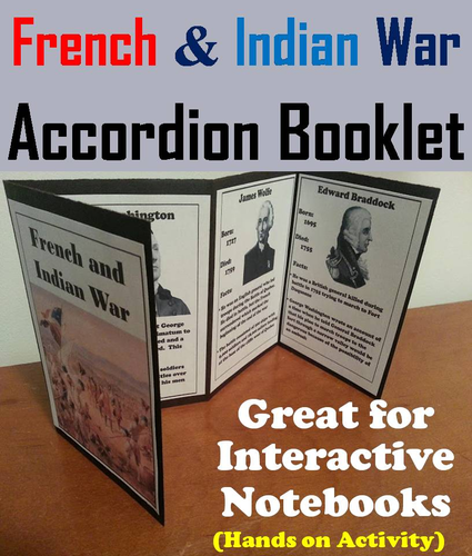 French and Indian War Accordion Booklet
