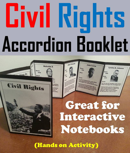 Civil Rights Accordion Booklet