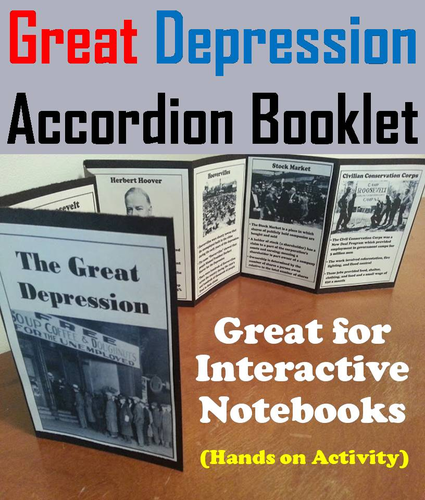 Great Depression Accordion Booklet