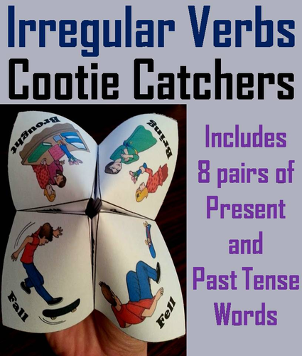Irregular Verbs Cootie Catchers
