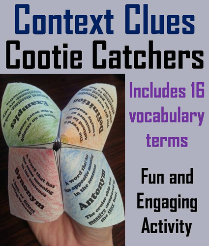 Context Clues Cootie Catchers