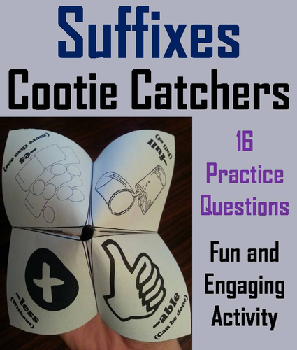 Suffixes Cootie Catchers