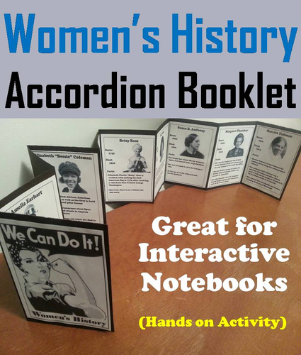 Women's History Accordion Booklet