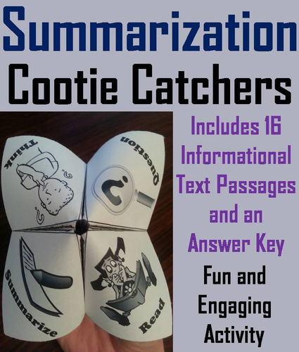 Summarizing Cootie Catchers