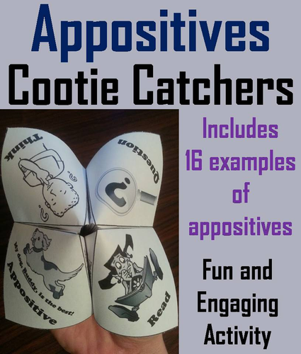 Appositives Cootie Catchers