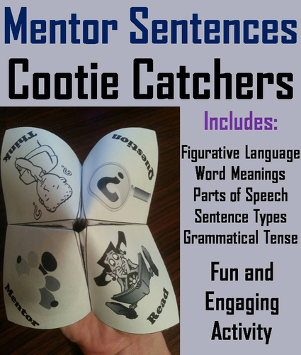 Mentor Sentences Cootie Catchers