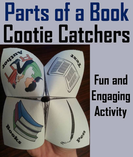 Parts of a Book Cootie Catchers