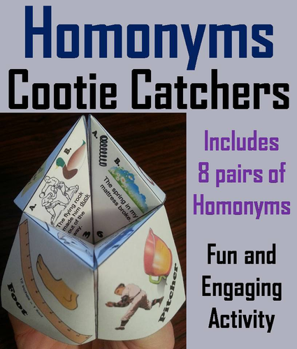 Homonyms Cootie Catchers