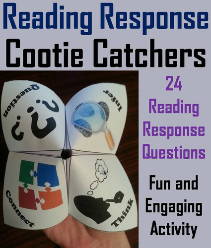 Reading Response Cootie Catchers