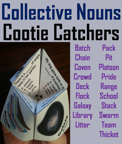 Collective Nouns Cootie Catchers